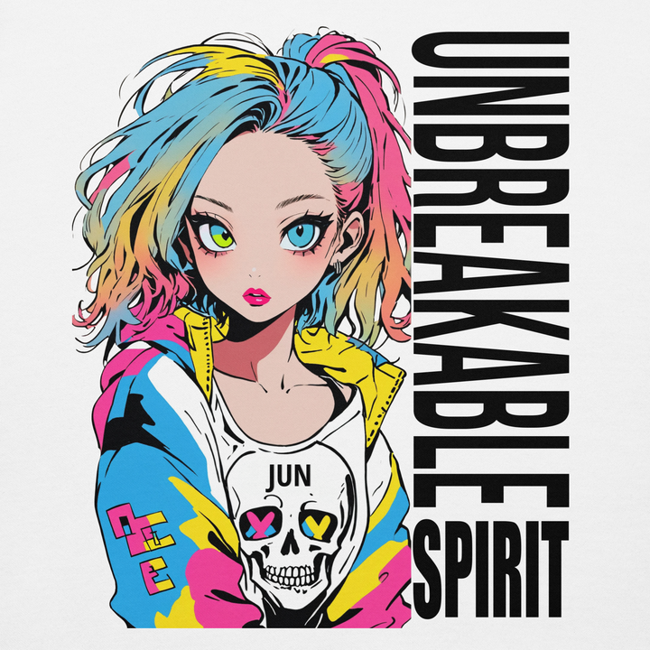 UNBREAKABLE SPIRIT 01｜Black Type｜Unisex Premium Crew