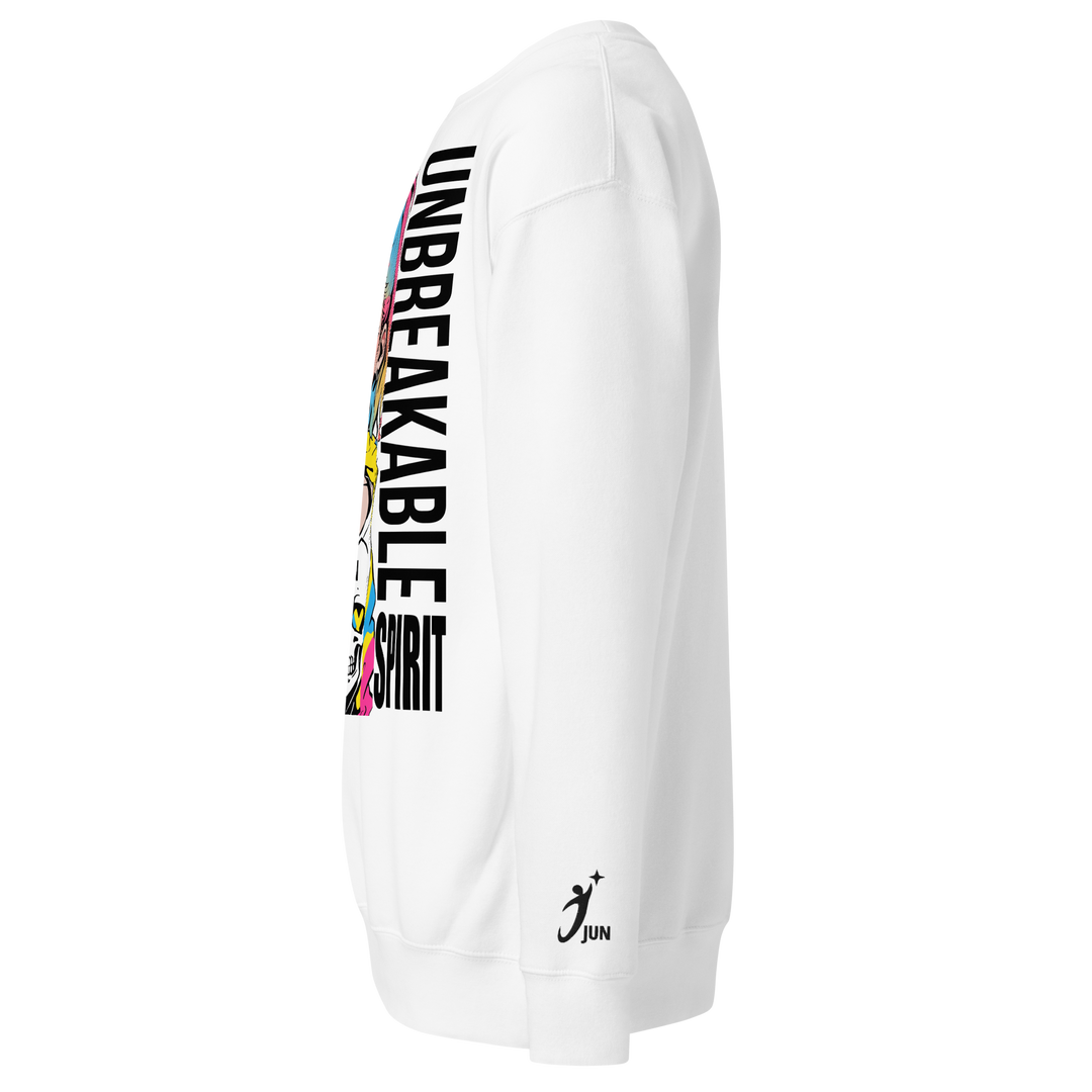 UNBREAKABLE SPIRIT 01｜Black Type｜Unisex Premium Crew