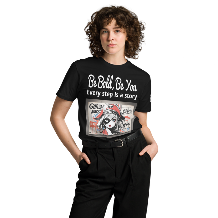 Be Bold Be you 01 Unisex premium t-shirt 03