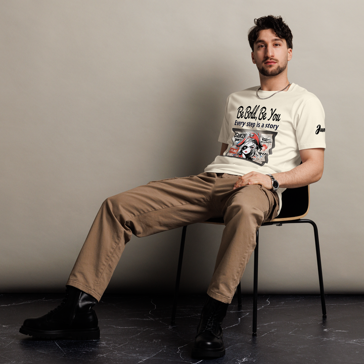 Be Bold Be you 01 Unisex premium t-shirt 02