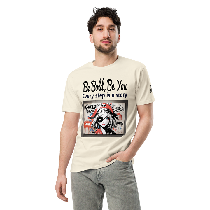 Be Bold Be you 01 Unisex premium t-shirt 02