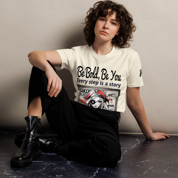 Be Bold Be you 01 Unisex premium t-shirt 02
