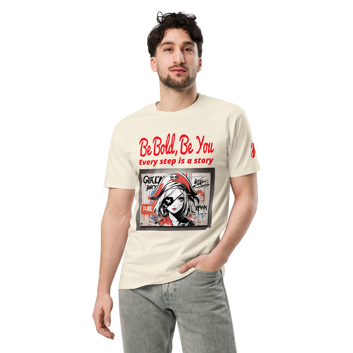 Be Bold Be you 01 Unisex premium t-shirt 04