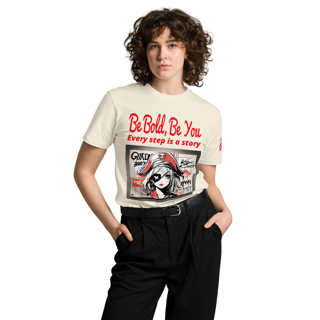 Be Bold Be you 01 Unisex premium t-shirt 04
