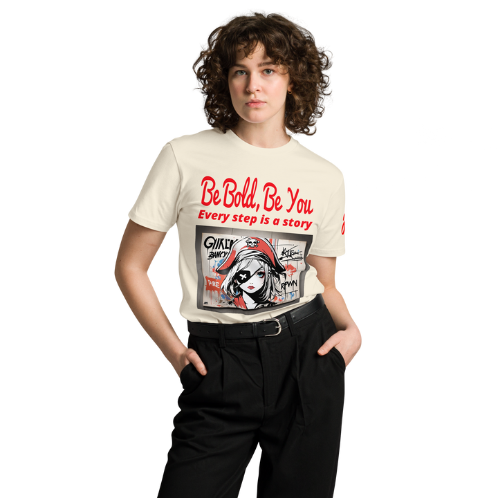 Be Bold Be you 01 Unisex premium t-shirt 04