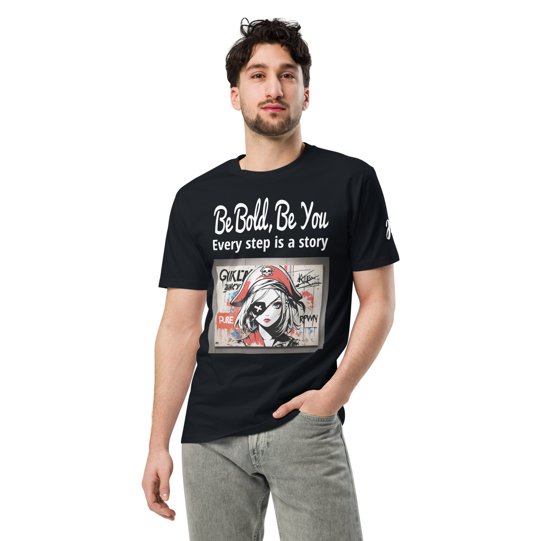 Be Bold Be you 01 Unisex premium t-shirt 03