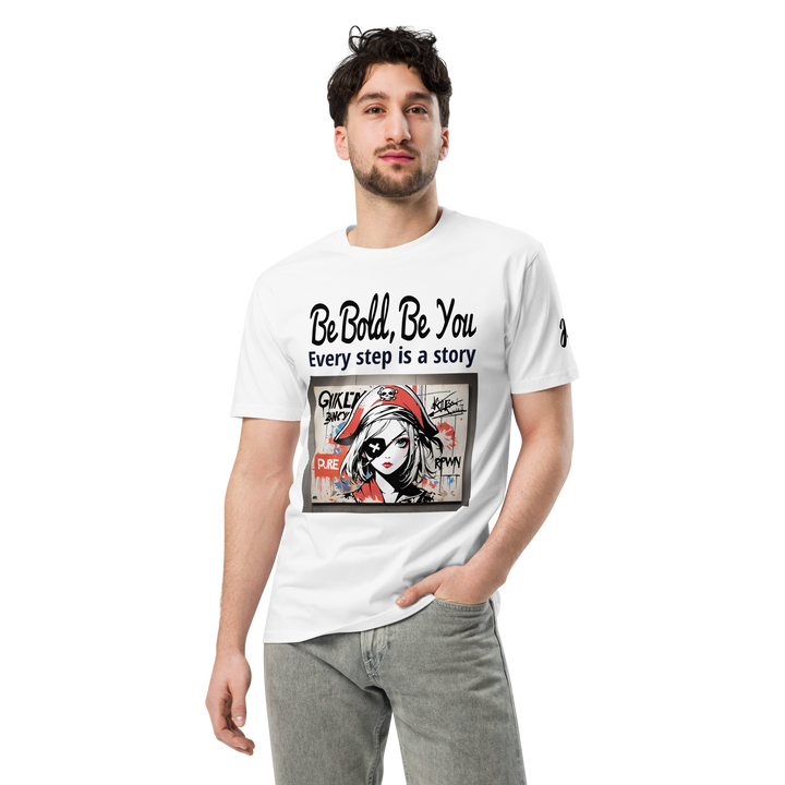 Be Bold Be you 01 Unisex premium t-shirt 02