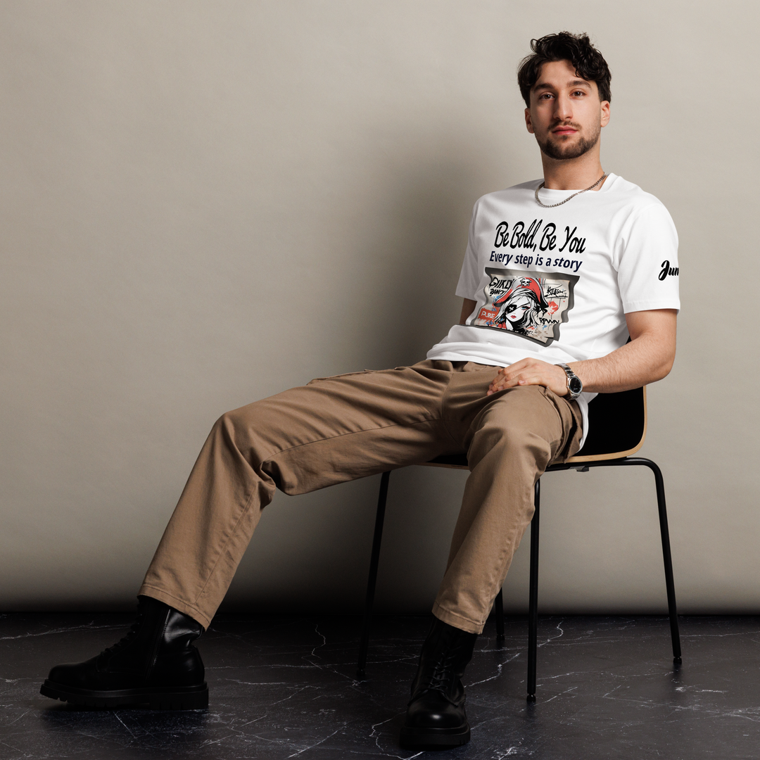 Be Bold Be you 01 Unisex premium t-shirt 02