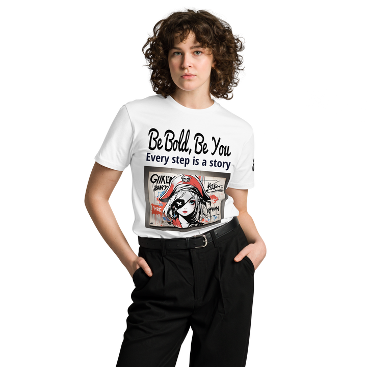 Be Bold Be you 01 Unisex premium t-shirt 02