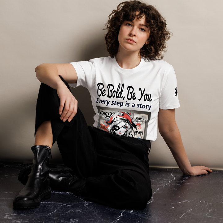 Be Bold Be you 01 Unisex premium t-shirt 02