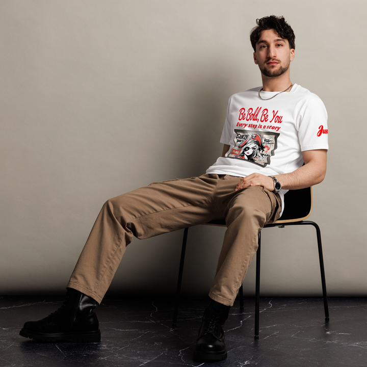 Be Bold Be you 01 Unisex premium t-shirt 04