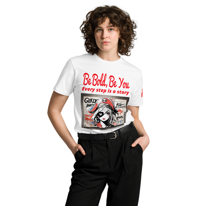 Be Bold Be you 01 Unisex premium t-shirt 04