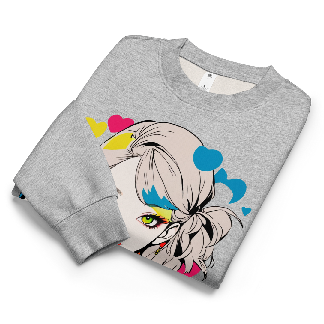 LOVE REBEL GIRL｜Unisex Relax Crew（UNBREAKABLE SPIRIT）