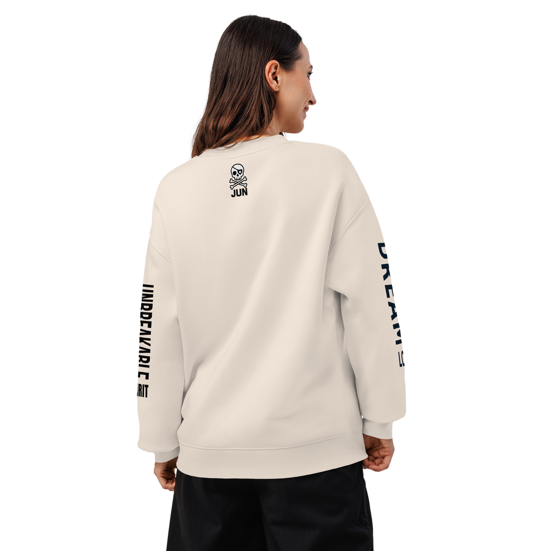 LOVE REBEL GIRL｜Unisex Relax Crew（UNBREAKABLE SPIRIT）