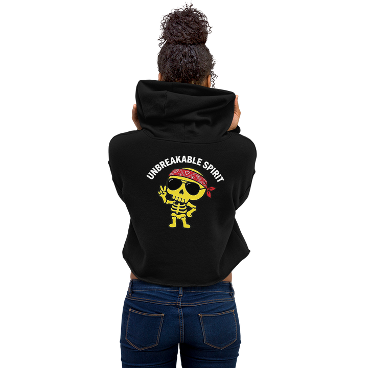 KAWAII RÉVOLTE 01 – UNBREAKABLE SPIRIT Cropped Hoodie