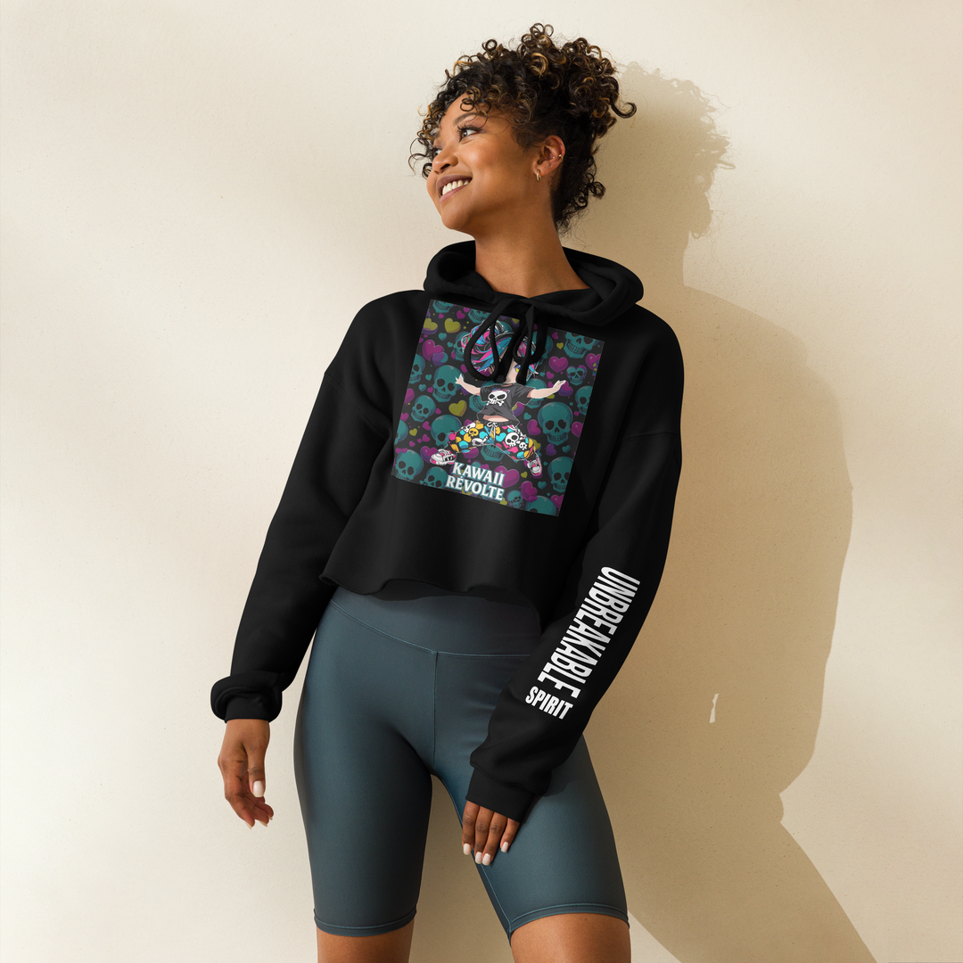 KAWAII RÉVOLTE 01 – Cropped Hoodie