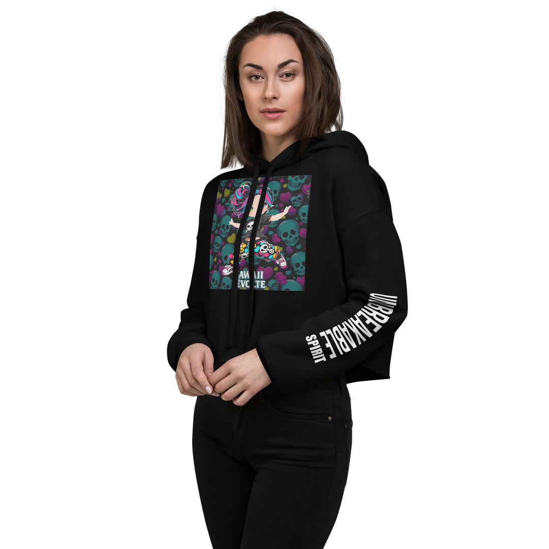 KAWAII RÉVOLTE 01 – Cropped Hoodie