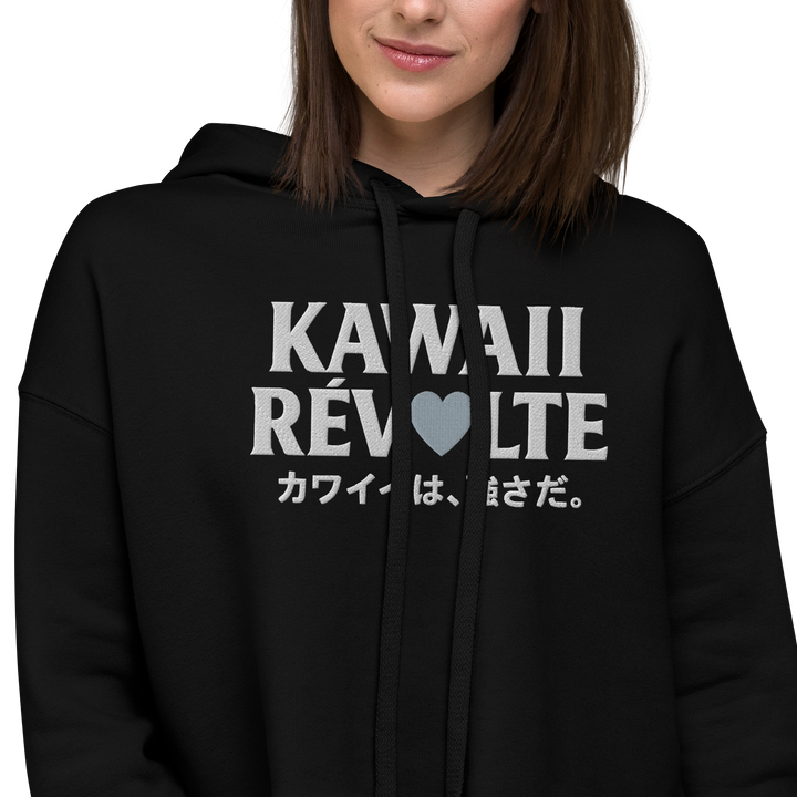 KAWAII RÉVOLTE 01 – UNBREAKABLE SPIRIT Cropped Hoodie