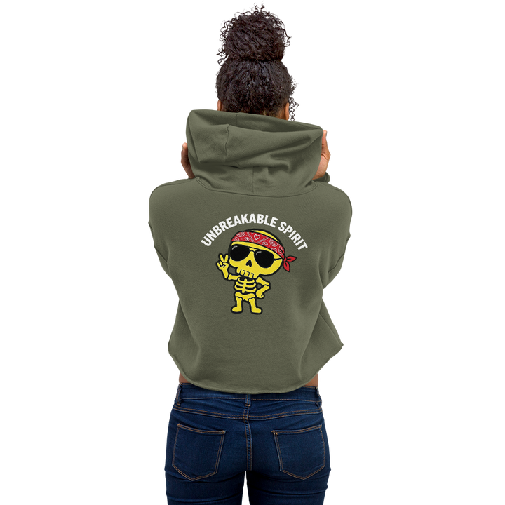 KAWAII RÉVOLTE 01 – UNBREAKABLE SPIRIT Cropped Hoodie