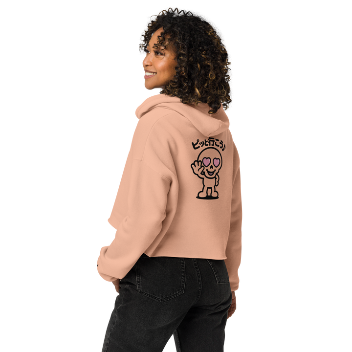 HEARTON 01 Crop Hoodie — UNBREAKABLE SPIRIT