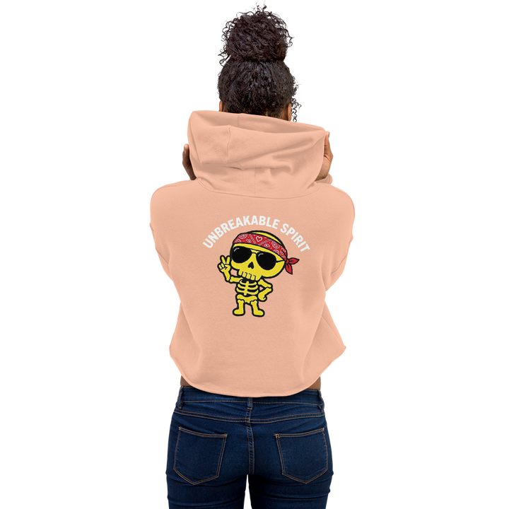 KAWAII RÉVOLTE 01 – UNBREAKABLE SPIRIT Cropped Hoodie