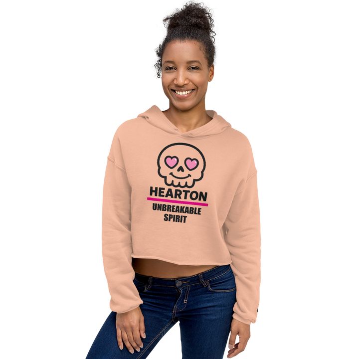 HEARTON 01 Crop Hoodie — UNBREAKABLE SPIRIT