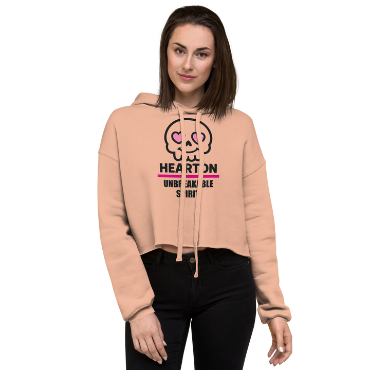 HEARTON 01 Crop Hoodie — UNBREAKABLE SPIRIT