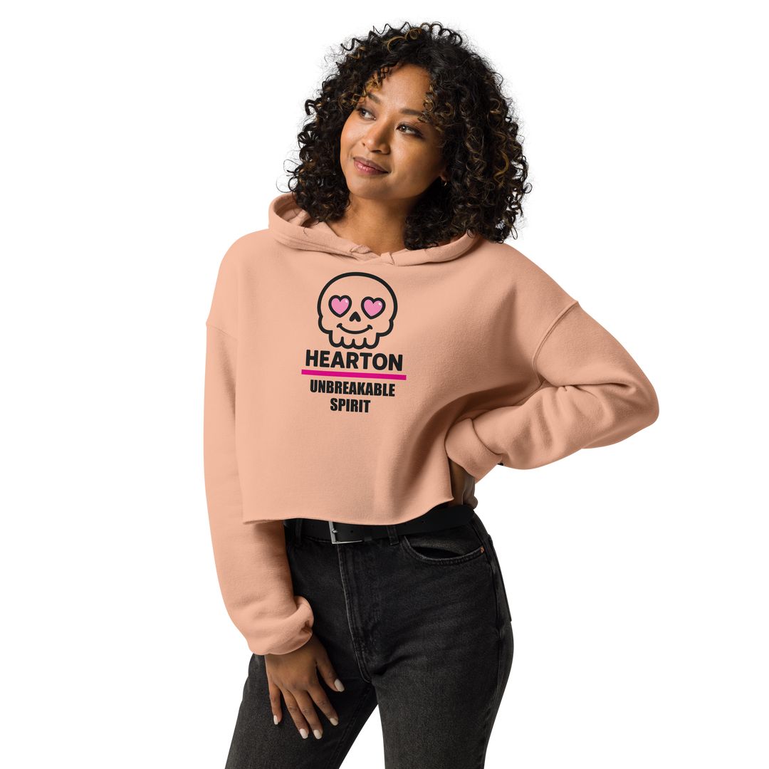 HEARTON 01 Crop Hoodie — UNBREAKABLE SPIRIT
