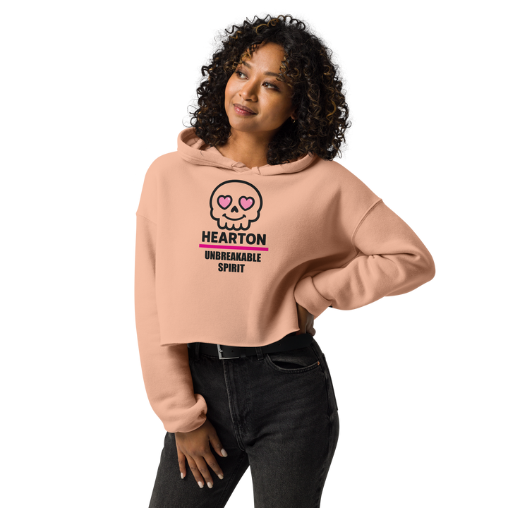 HEARTON 01 Crop Hoodie — UNBREAKABLE SPIRIT