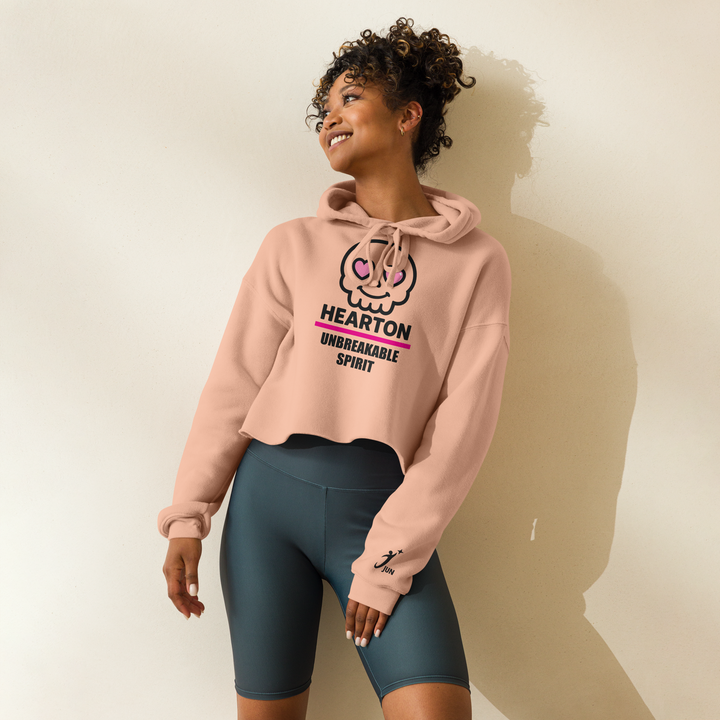 HEARTON 01 Crop Hoodie — UNBREAKABLE SPIRIT