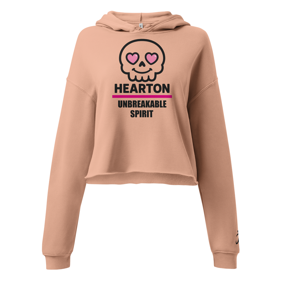 HEARTON 01 Crop Hoodie — UNBREAKABLE SPIRIT