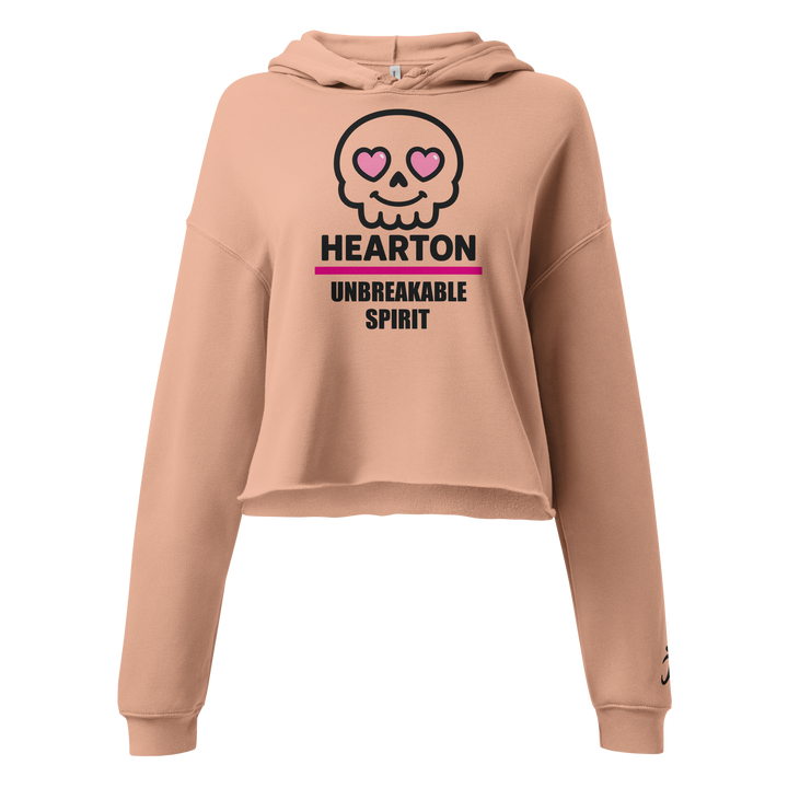HEARTON 01 Crop Hoodie — UNBREAKABLE SPIRIT