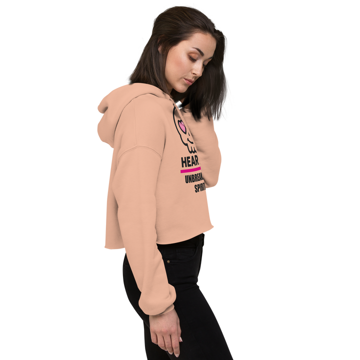 HEARTON 01 Crop Hoodie — UNBREAKABLE SPIRIT