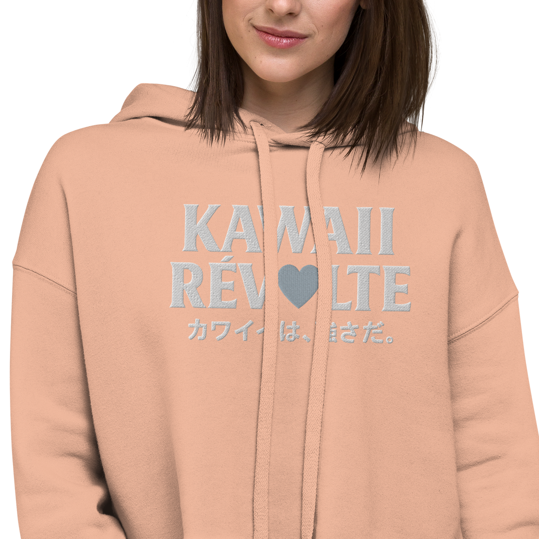 KAWAII RÉVOLTE 01 – UNBREAKABLE SPIRIT Cropped Hoodie