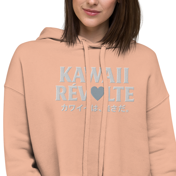 KAWAII RÉVOLTE 01 – UNBREAKABLE SPIRIT Cropped Hoodie