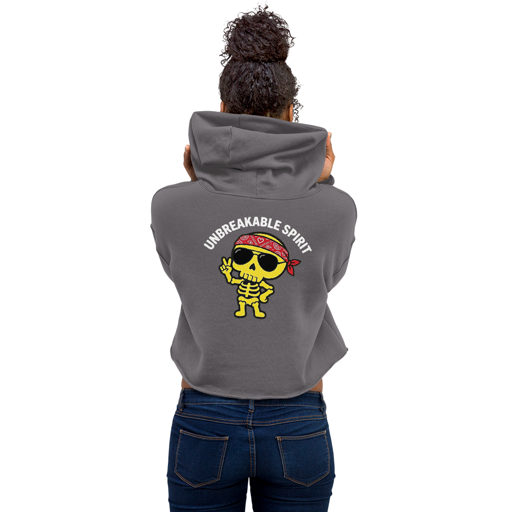 KAWAII RÉVOLTE 01 – UNBREAKABLE SPIRIT Cropped Hoodie