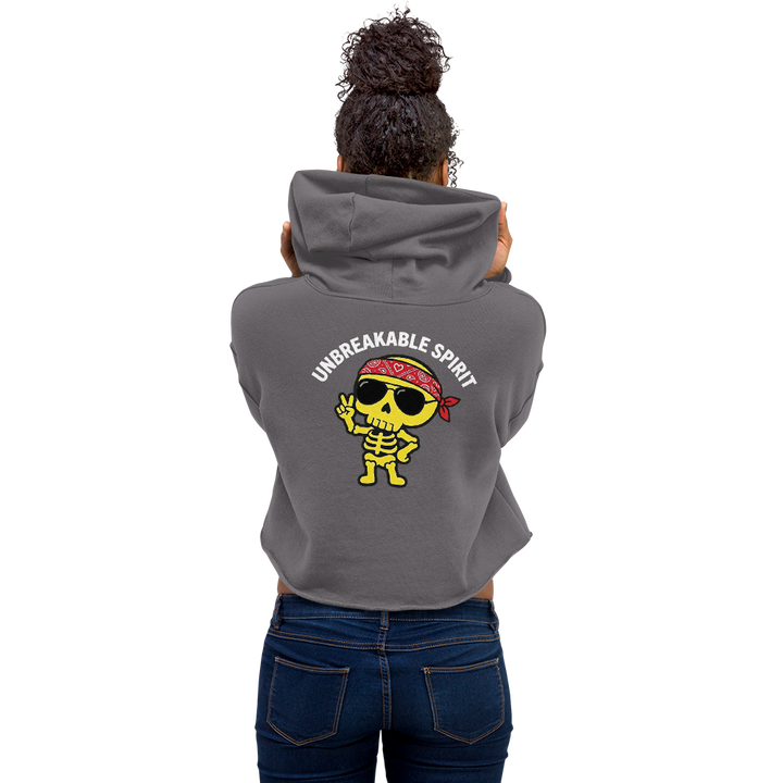 KAWAII RÉVOLTE 01 – UNBREAKABLE SPIRIT Cropped Hoodie