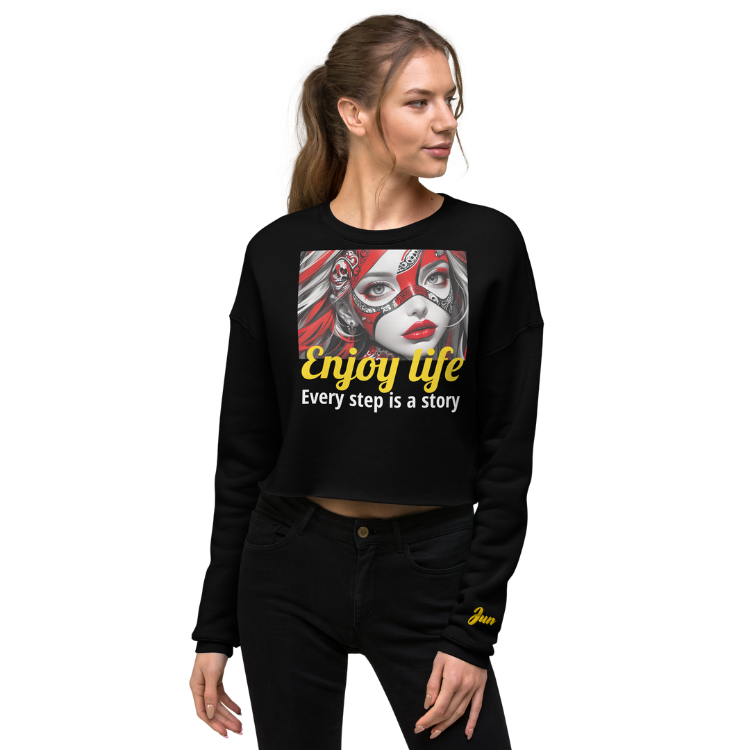 Enjoy Life 05 Crop Sweatshirt