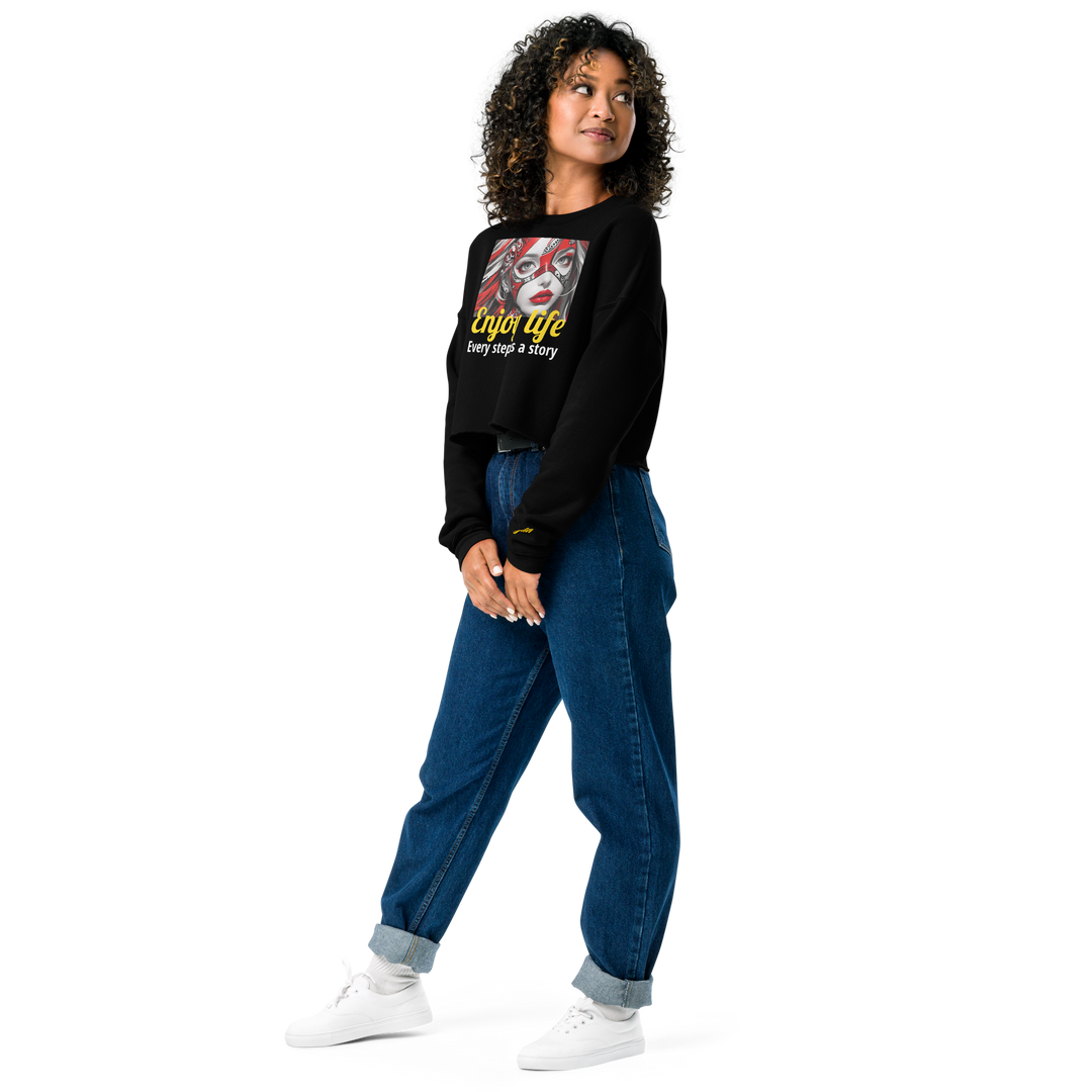 Enjoy Life 05 Crop Sweatshirt
