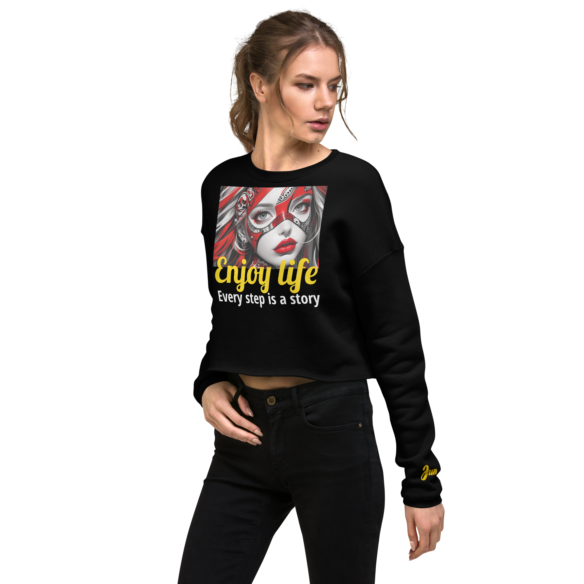 Enjoy Life 05 Crop Sweatshirt