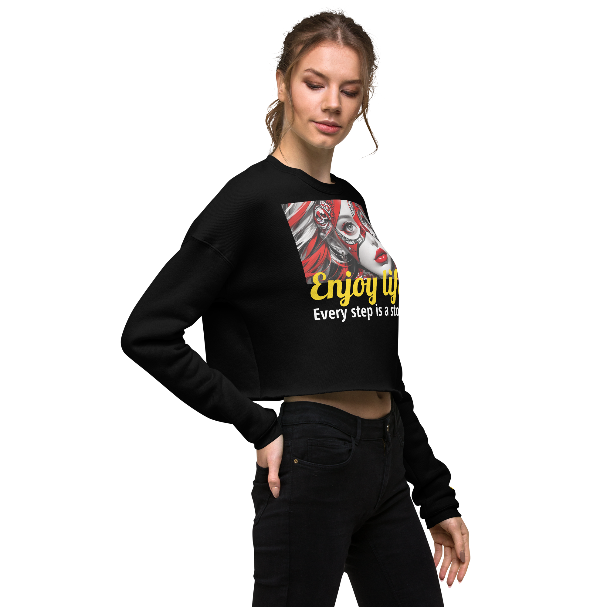 Enjoy Life 05 Crop Sweatshirt