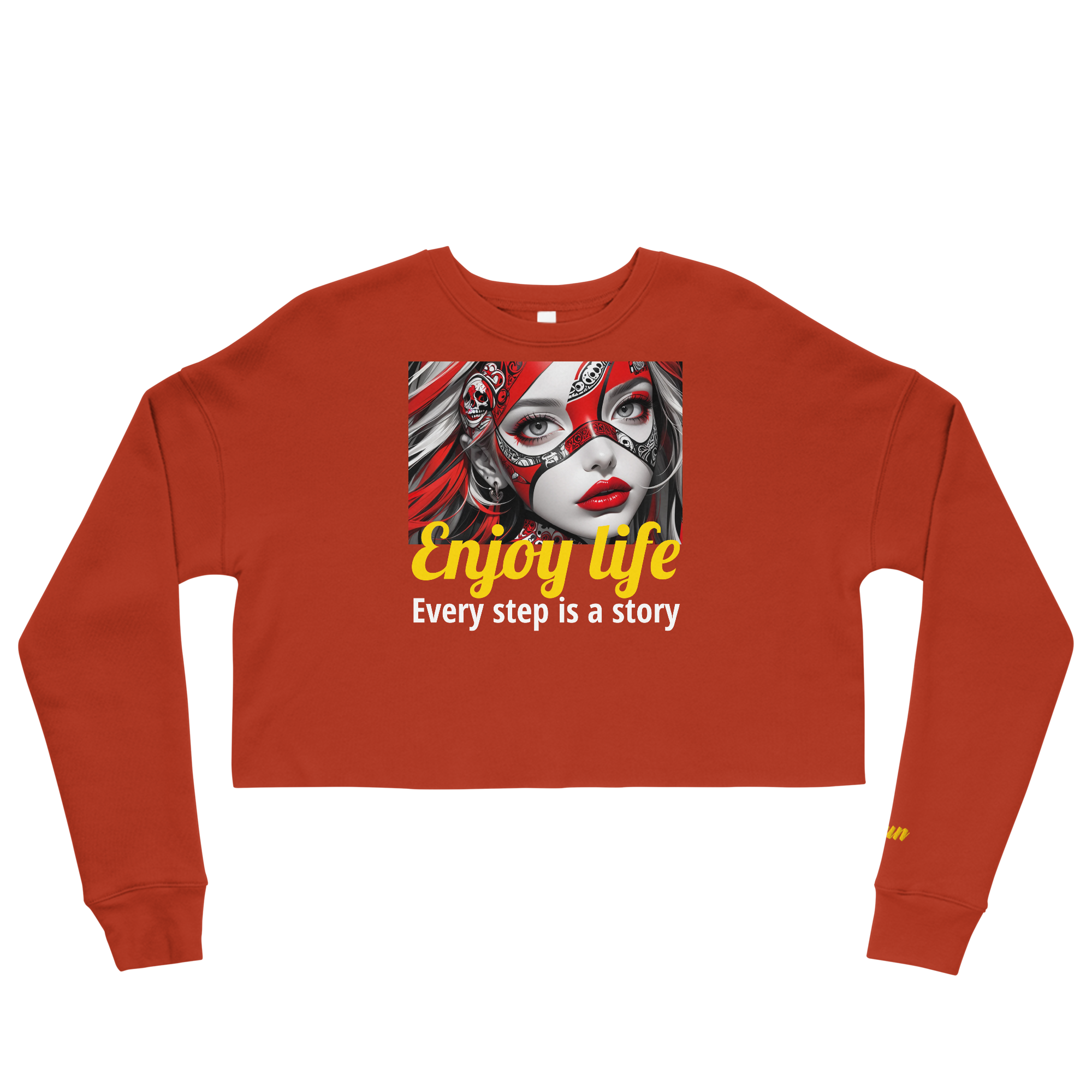 Enjoy Life 05 Crop Sweatshirt