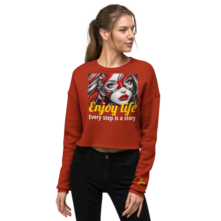 Enjoy Life 05 Crop Sweatshirt