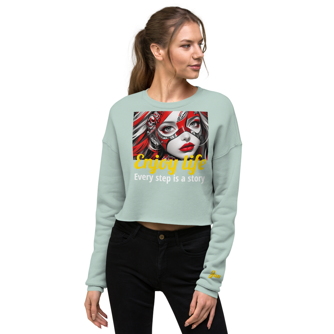 Enjoy Life 05 Crop Sweatshirt