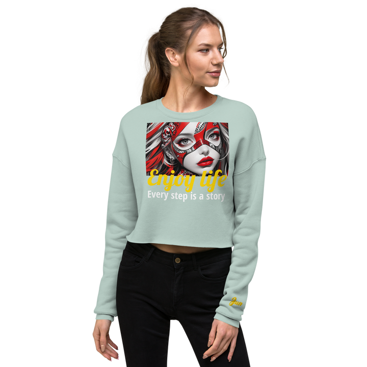 Enjoy Life 05 Crop Sweatshirt