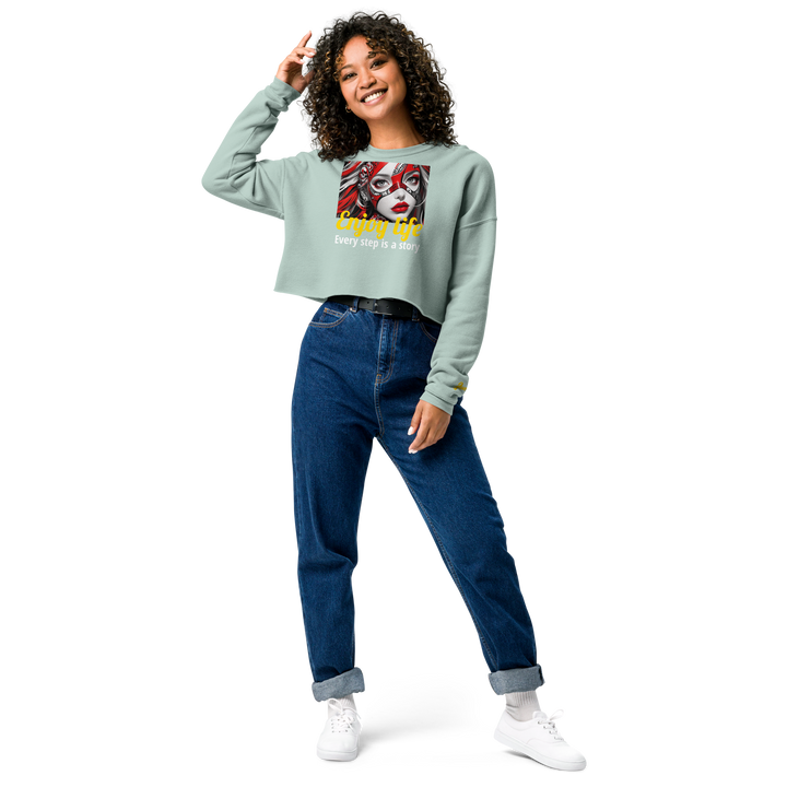 Enjoy Life 05 Crop Sweatshirt