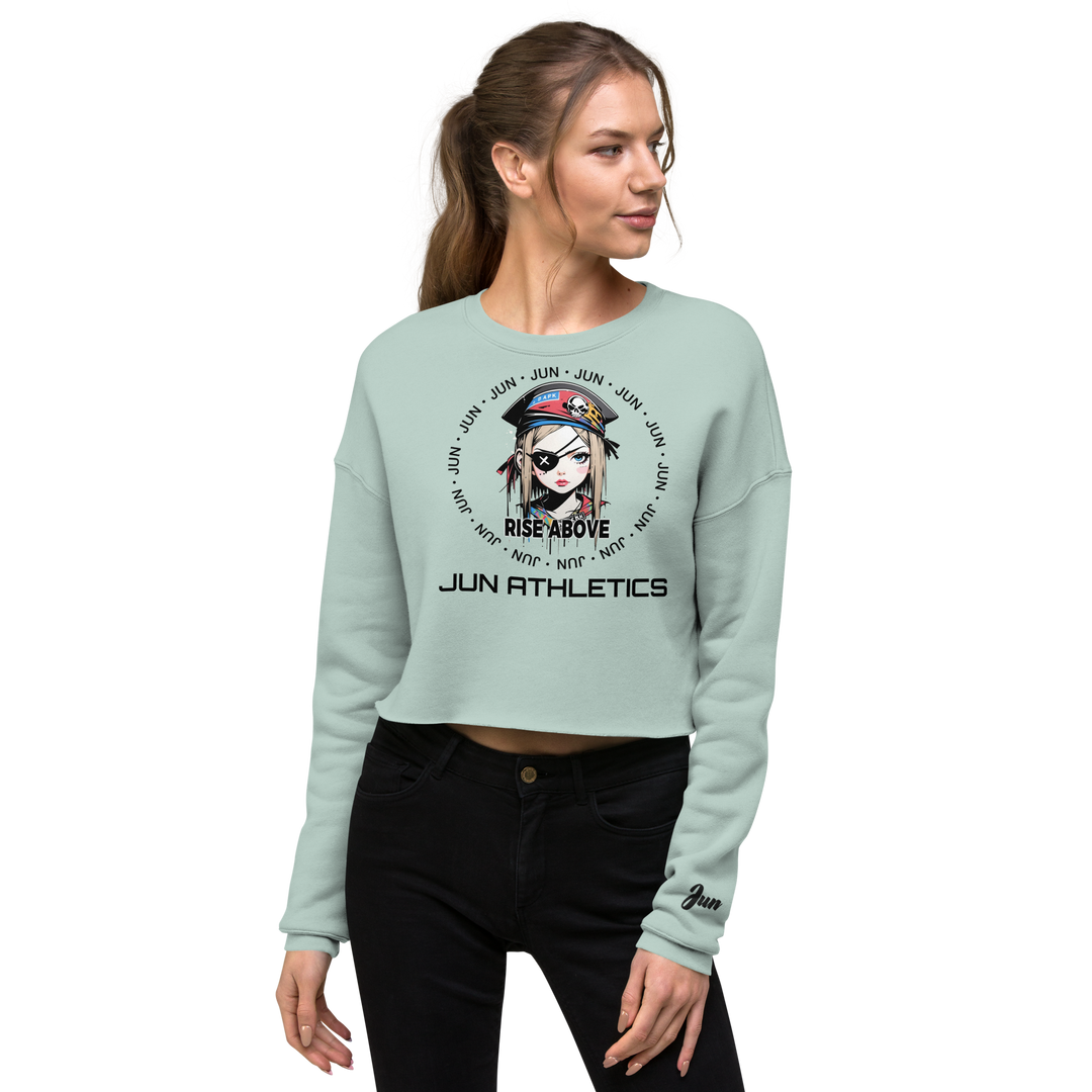 RISE ABOVE 01 Crop Sweatshirt 1