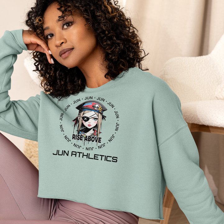 RISE ABOVE 01 Crop Sweatshirt 1