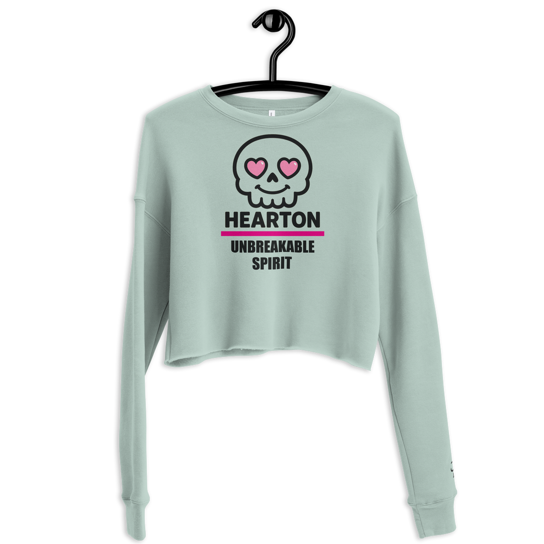 HEARTON 01｜Crop Sweatshirt｜UNBREAKABLE SPIRIT