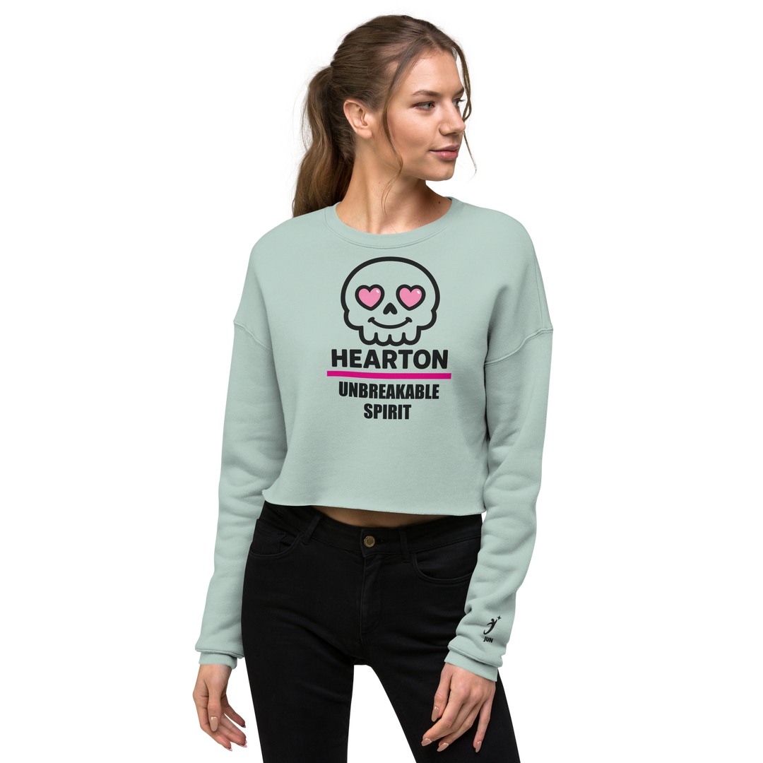HEARTON 01｜Crop Sweatshirt｜UNBREAKABLE SPIRIT